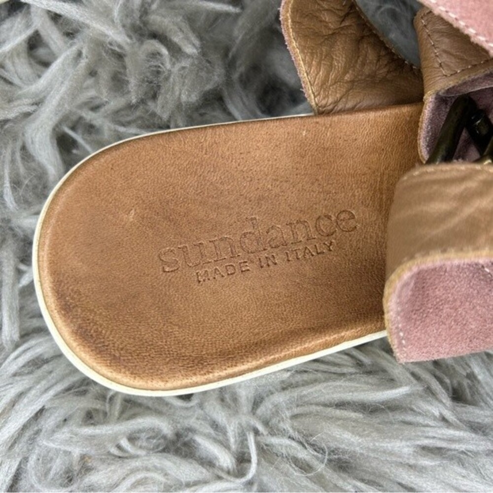 Sundance pink suede strappy gladiator sandals EU size 40 US 9.5 - Picture 10 of 12